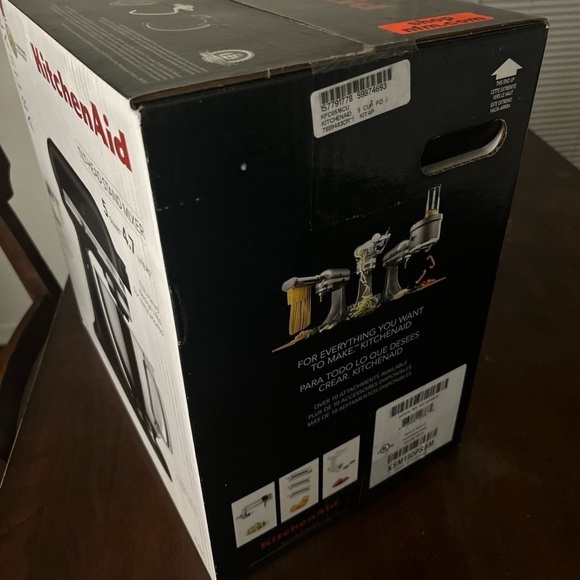 KitchenAid Artisan Series 5 Quart Stand Mixer in Black Matte - Picture 2 of 4